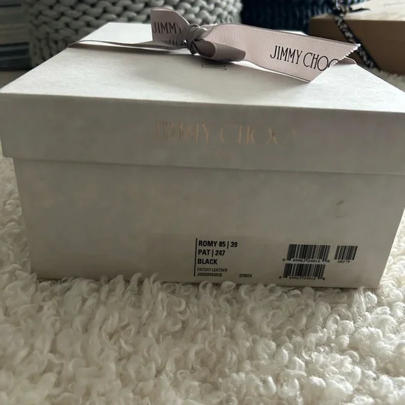 Jimmy Choo Romy Black Patent Leather Women's Pumps - Picture 7 of 8